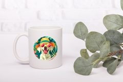 Labrador Retriever Dog Illustration, Labrador Dog Print Product Image 3