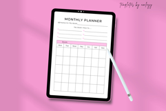 Coquette Monthly Planner Template Product Image 3