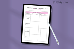 Monthly Class Environment Planner | Classroom Decor Product Image 3