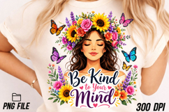 Be Kind to Your Mind Mindfulness Design Product Image 3