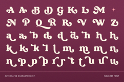 Nolkair - Bold Modern Swashes Retro Serif font Product Image 4