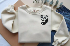 Cute Panda Number 9 Digital Embroidery Product Image 3