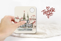 Cartoon Christmas Town Money Card, Christmas Gift Card Product Image 3