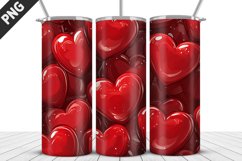 Valentines Love Skinny Tumbler PNG Wrap| Valentines Tumbler Product Image 4