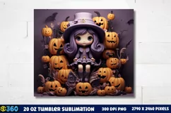 Halloween Tumbler Sublimation Wraps, Tumbler Halloween Product Image 3
