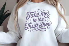 Take Me To The Thrift Shop PNG and SVG, 9 Colors Product Image 10