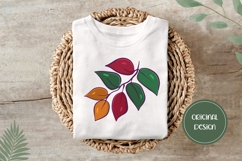 Fall Leaves Illustration, Autumn Leaves PNG, Fall Print Product Image 3