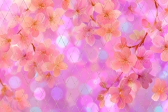 Pink Flowers Backgrounds, Floral Background Designs Product Image 3