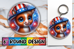 Enchanted Circle Keychain Inspiration PNG, USA Animals Product Image 1