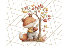 Woodland Apple Orchard Festival PNG Fall Clipart Product Image 3