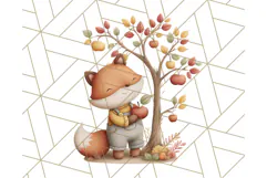 Woodland Apple Orchard Festival PNG Fall Clipart Product Image 3
