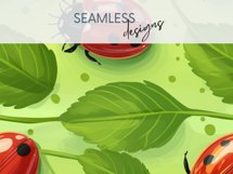 Ladybug Seamless Patterns Product Image 4