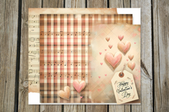 Vintage Music | 4 Love Skinny Tumbler Sublimation Designs Product Image 3