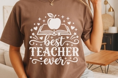 Best Teacher Ever Svg, Back To School Svg, Appreciation Svg. Product Image 4
