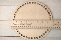 Cross stitch embroidery base round digital download 8 inch Product Image 3