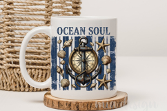 Ocean Soul PNG, Nautical Summer Sublimation Product Image 3