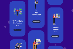 AI and Future of World 3D Illustration Pack Product Image 3