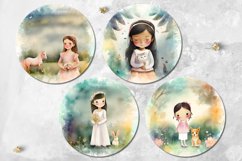 Children&#039;s pictures | Car coaster &amp; key chain sublimation Product Image 3