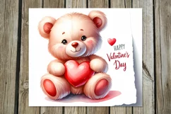 Valentine animals | teddy bears Skinny tumbler design PL2 Product Image 3