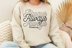 Always Freezing SVG Product Image 1
