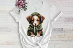 Christmas Dogs Sublimation Clipart, Christmas Dog Clipart Product Image 3