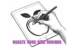 50 Apples Procreate Stamps Brushes Product Image 3