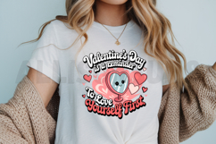 Valentines Day Reminder To Love Yourself First Retro Design Product Image 3