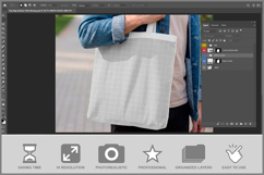 Tote Bag Outdoor Path Product Image 2