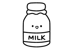 Cute Milk Bottle SVG Bundle Product Image 2