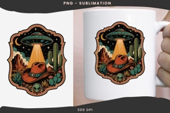 UFO png design for T-shirts Product Image 3