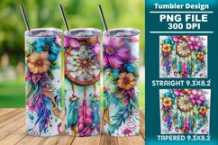 Dreamcatcher 20oz skinny Tumbler wrap design png Product Image 1