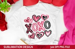 Xoxo - Valentine&#039;s Day Sublimation PNG Product Image 4