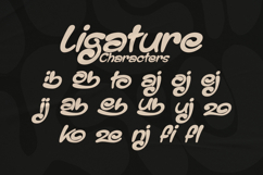 Oligeb-Retro Groove Display Font Product Image 3
