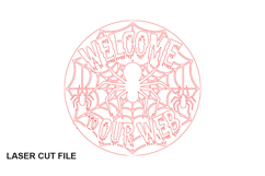 Welcome To Our Vibes Halloween Laser Cut File SVG Product Image 2