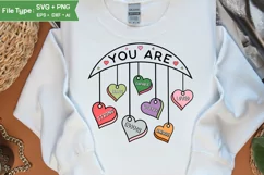 Self Love Valentine PNG Heart Christian | Valentine Quote Product Image 3