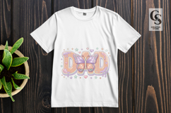 Pastel Butterfly Dad Clipart Sublimation PNG Product Image 3