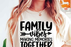 Family Vibes 2025 SVG, Summer Vacation Family Shirt, Vacay Product Image 4