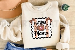 Football Mama PNG, Fall Coquette Bow PNG Design Product Image 3
