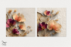 Autumn flowers digital paper Product Image 3