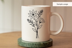April Birth Flower Bouquet SVG - Daisy Product Image 3
