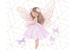 Pastel Purple Fairy Garden Clipart Enchanted Cottagecore Png Product Image 2