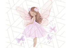Pastel Purple Fairy Garden Clipart Enchanted Cottagecore Png Product Image 2