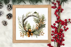 Hand Drawn Cozy Christmas Clipart, Christmas PNG Product Image 3