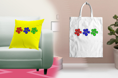 Triple Color Petal Flower Embroidery Design Product Image 3