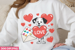 Love PNG, Valentine Dog Sublimation PNG Product Image 3