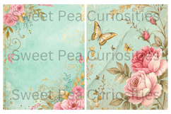 Shabby Chic, Flowers, Papers, Junk Journal Product Image 3