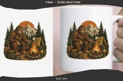 Big foot png design for T-shirts Product Image 3