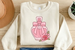 Coquette Valentine Clipart PNG SVG, Pink Bow Hearts Strawber Product Image 3