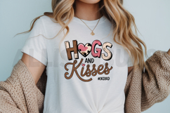Hogs And Kisses Valentine Design Cute Illustration Digital Product Image 3