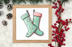 Festive Christmas Sewing Clipart , Christmas PNG Product Image 3